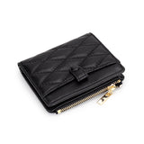 Portefeuille en cuir matelassé de luxe - L’élégant™