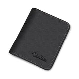 Portefeuille en cuir véritable - L'élégant™ noir v1