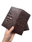 Porte-cartes en cuir véritable de crocodile | Édition limitée