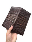 Porte-cartes en cuir véritable de crocodile | Édition limitée