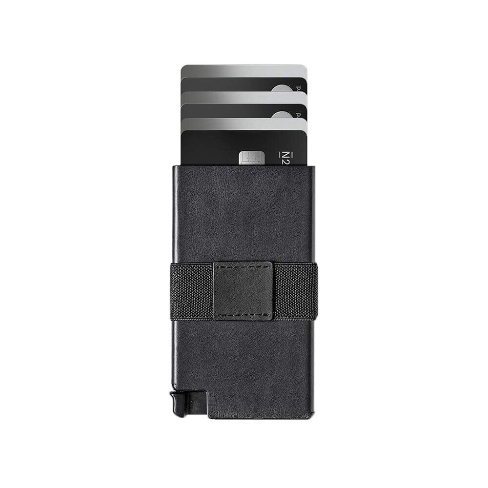Porte Cartes en Cuir RFID Noir main image 1