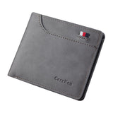 Petit portefeuille style vintage - L’unique™ gris