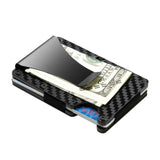 Porte-cartes en métal fibre de carbone RFID - Le secur™