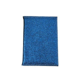 Porte-cartes en simili cuir brillant - L’essentiel™ bleu