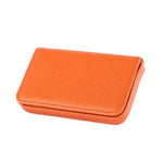 Porte-cartes compact en divers coloris - L’essentiel™ orange