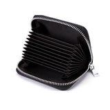 Porte-cartes à glissière en cuir - L’absolu™