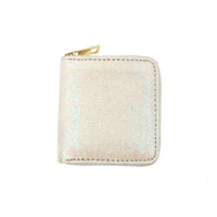 Porte monnaie à paillettes - L’unique™ blanc