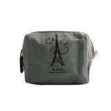 Porte monnaie en tissu imprimé art - L’évasion™ gris