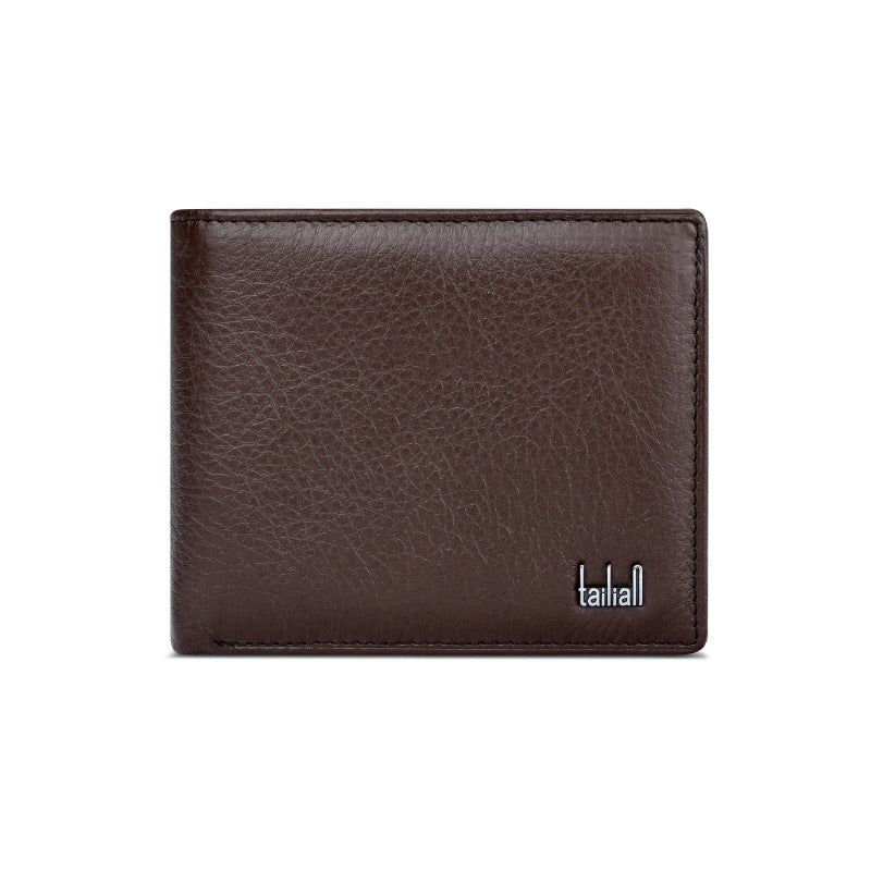 Roamlite RL506KRFID - Portefeuille En Cuir Véritable Pour Homme Avec Chaîne 43cm - Protection RFID Et NFC - Idéal Pour Cadeau (père, Ami, Anniversaire)