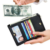 Portefeuille en cuir matelassé de luxe - L’élégant™