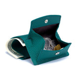 Portefeuille cuir en divers coloris RFID - L’élégant™ vert foncé
