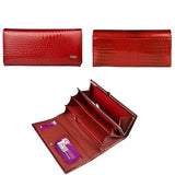 Portefeuille en cuir crocodile de luxe - L’élégant™