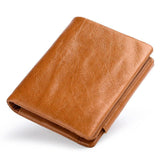 Portefeuille en cuir original rétro RFID - L’élégant™ brun