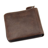 Portefeuille en cuir ancien vintage - L’élégant™