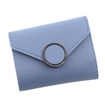 Portefeuille court en simili cuir - L’unique™ bleu