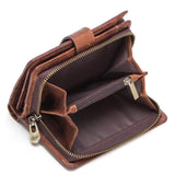 Portefeuille rigide en cuir lisse RFID - L’élégant™