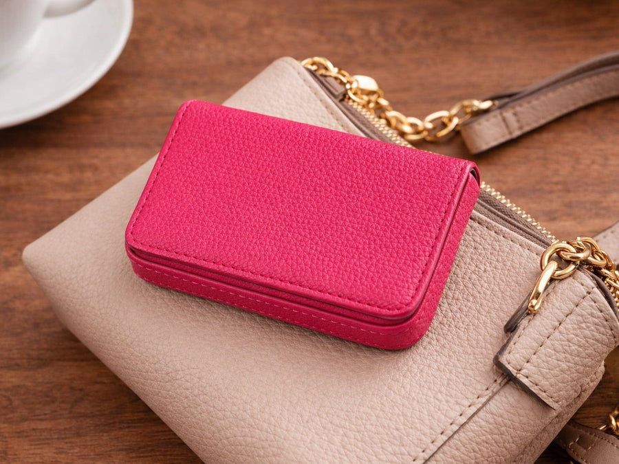 Porte-cartes compact en divers coloris – style & organisation