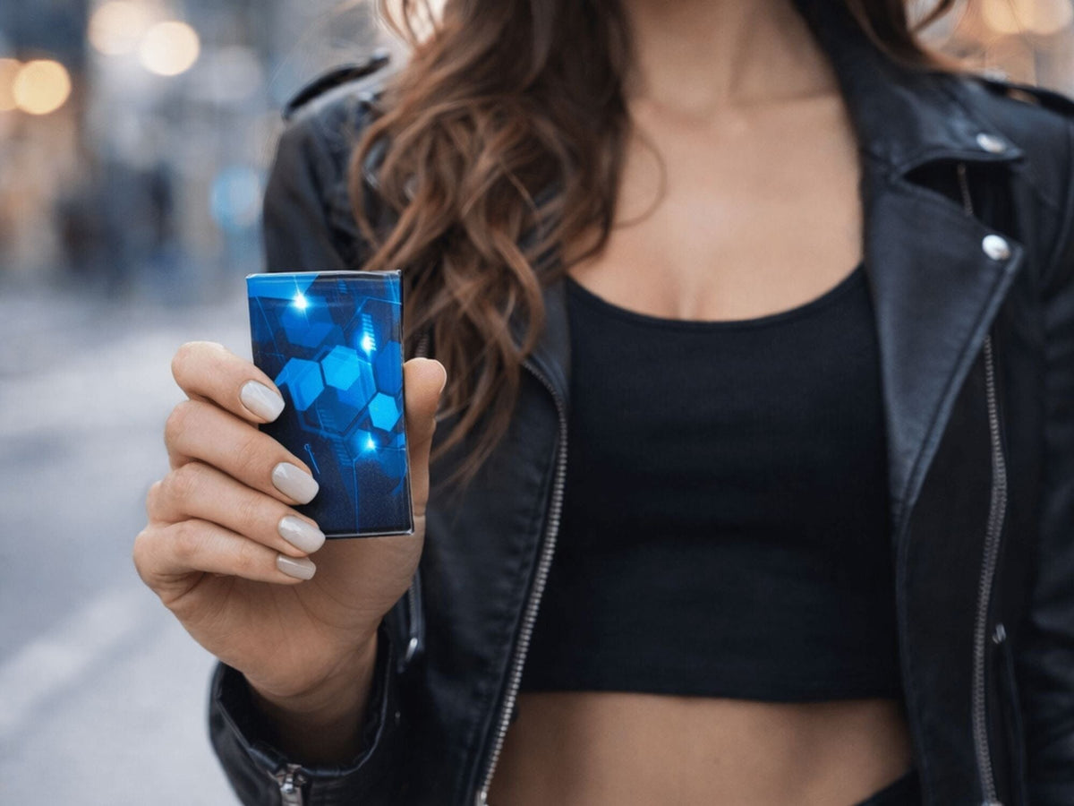 porte-cartes femme imprime