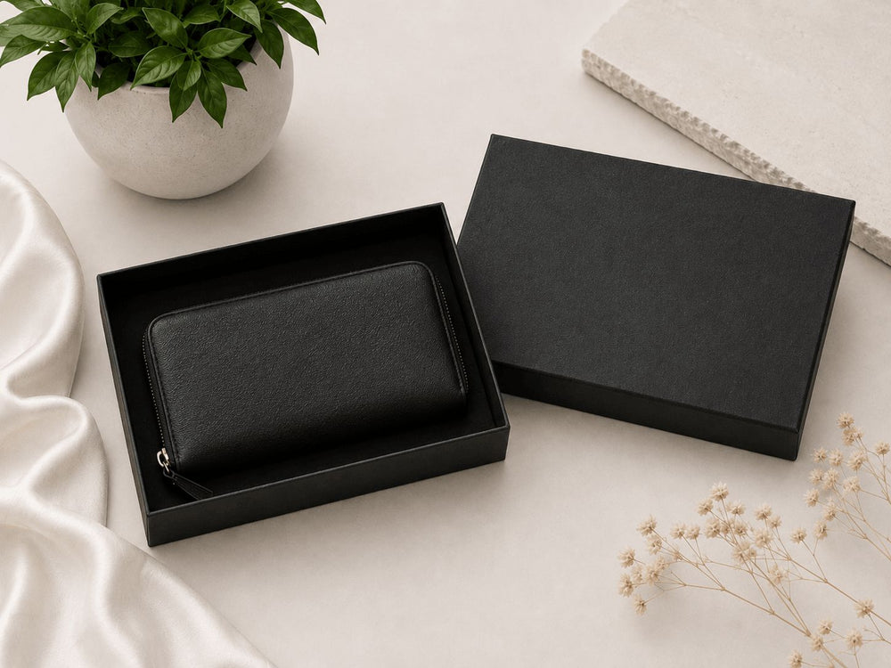 Porte-cartes en cuir véritable de crocodile | Édition limitée - L’Absolu™