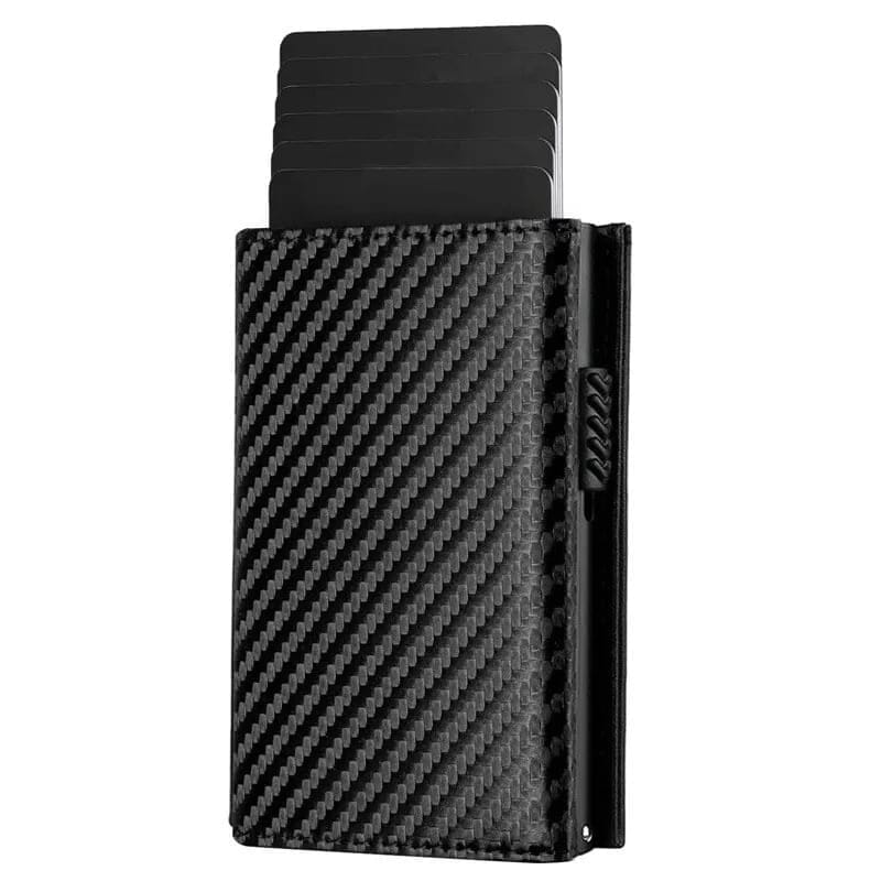 Porte-cartes fibre de carbone RFID - Le Titan™ noir