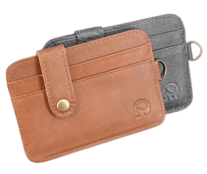 Porte-cartes rétro en cuir fin - L’Héritage™