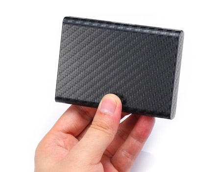 Porte-cartes compact en métal RFID - Le Titan™