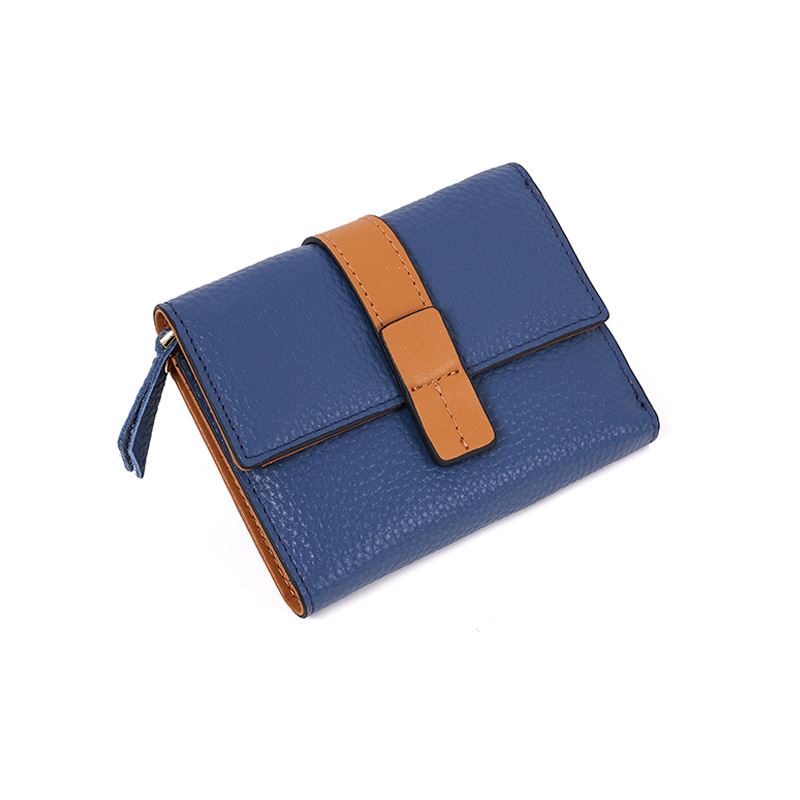 Portefeuille cuir en divers coloris - Le Classique™ bleu