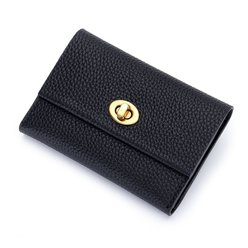 Portefeuille en cuir véritable grainé - Le Classique™