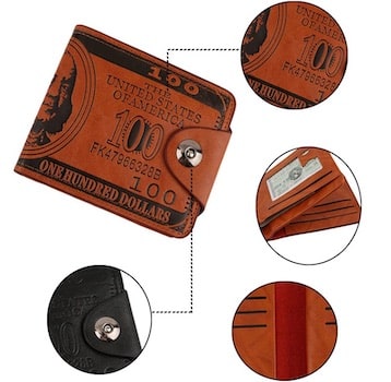 Portefeuille imprimé dollars - L’Audacieux™