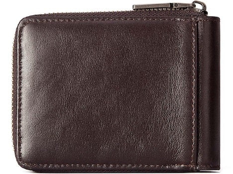 Portefeuille vintage en cuir lisse RFID - L’Héritage™