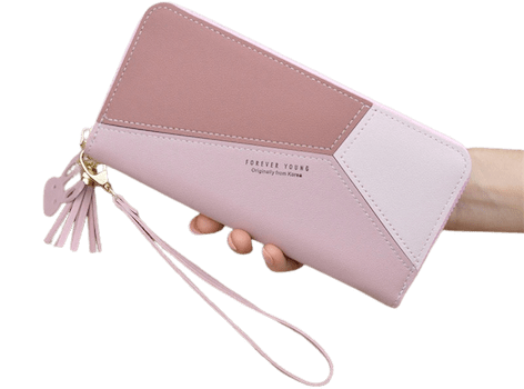 Porte-monnaie long tricolore - Le Classique™