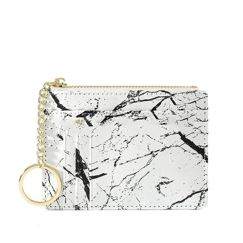 Porte-cartes en cuir pu imprimé léopard - Le Classique™