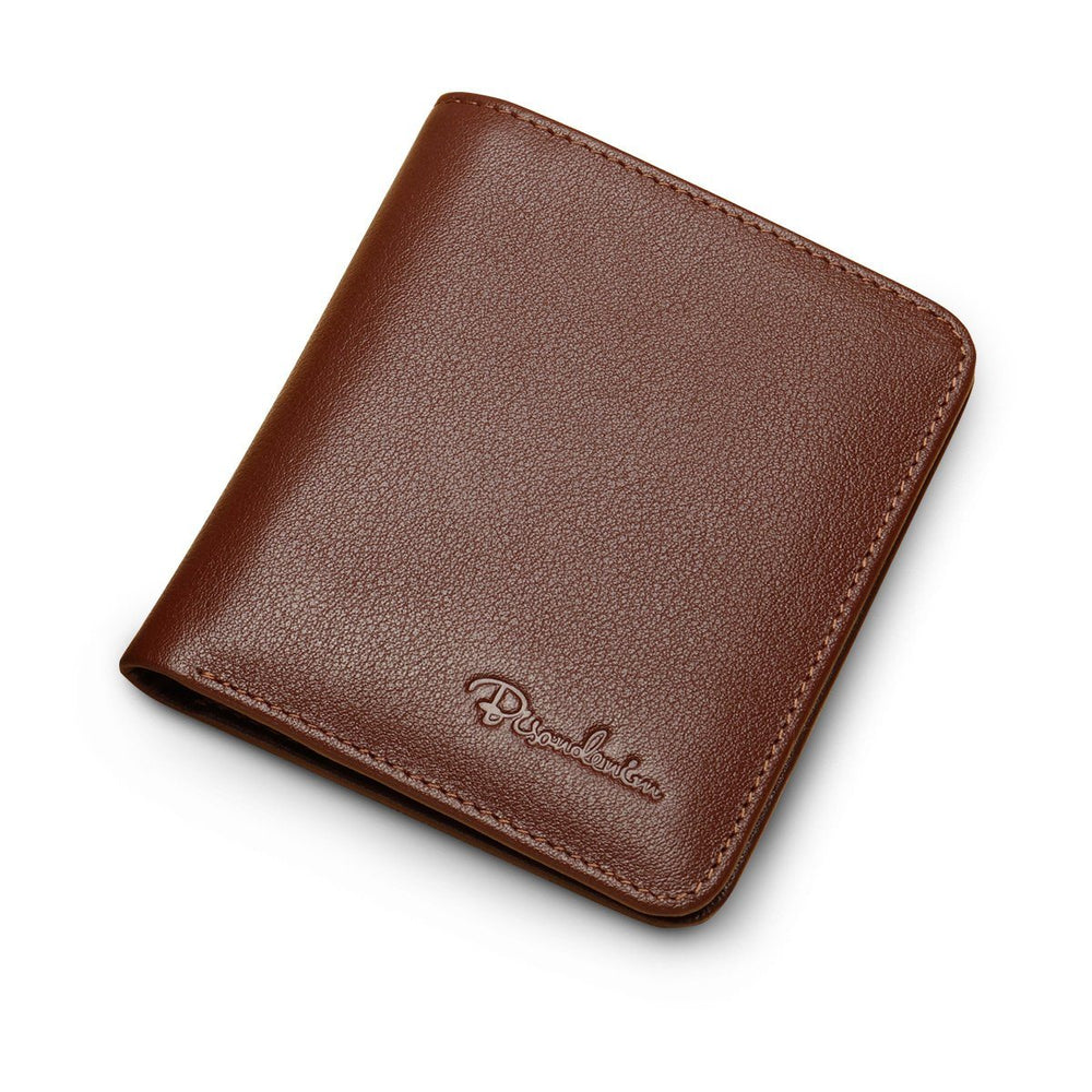 Portefeuille en cuir véritable - Le Classique™ brun