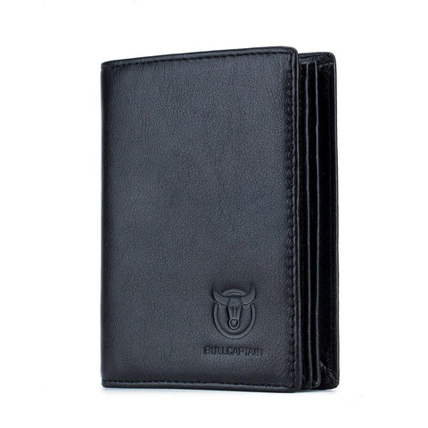 Portefeuille en cuir style rétro - L’Héritage™ noir