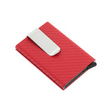 Porte-cartes avec pince à billet RFID - Le secur™ rouge