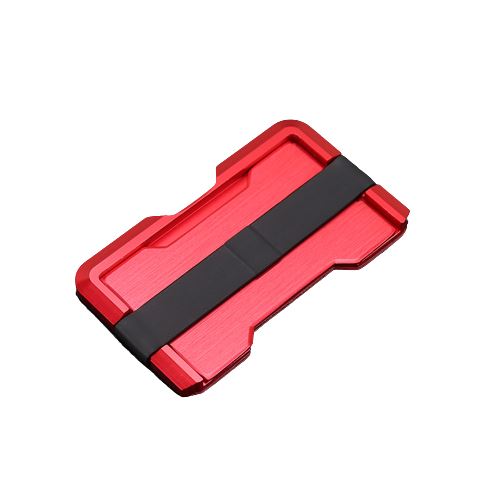 Porte-cartes en aluminium - Le Titan™ rouge