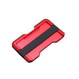 Porte-cartes en aluminium - Le rock™ rouge