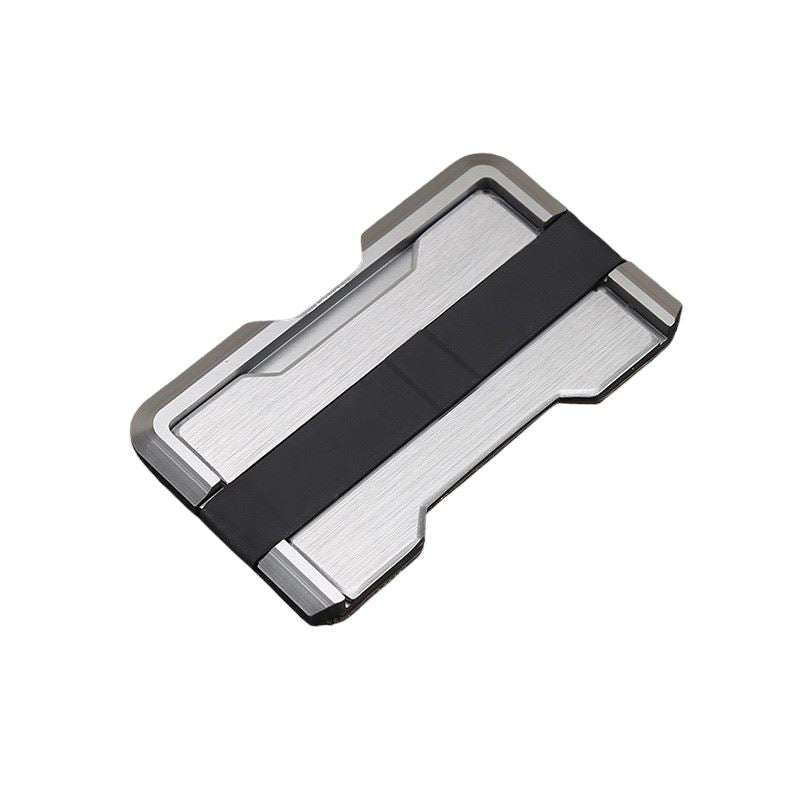 Porte-cartes en aluminium - Le Titan™ gris