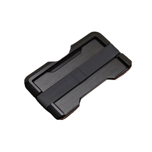 Porte-cartes en aluminium - Le rock™ noir