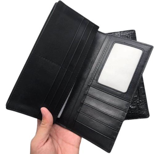 Porte-cartes en cuir véritable de crocodile | Édition limitée - L’Absolu™