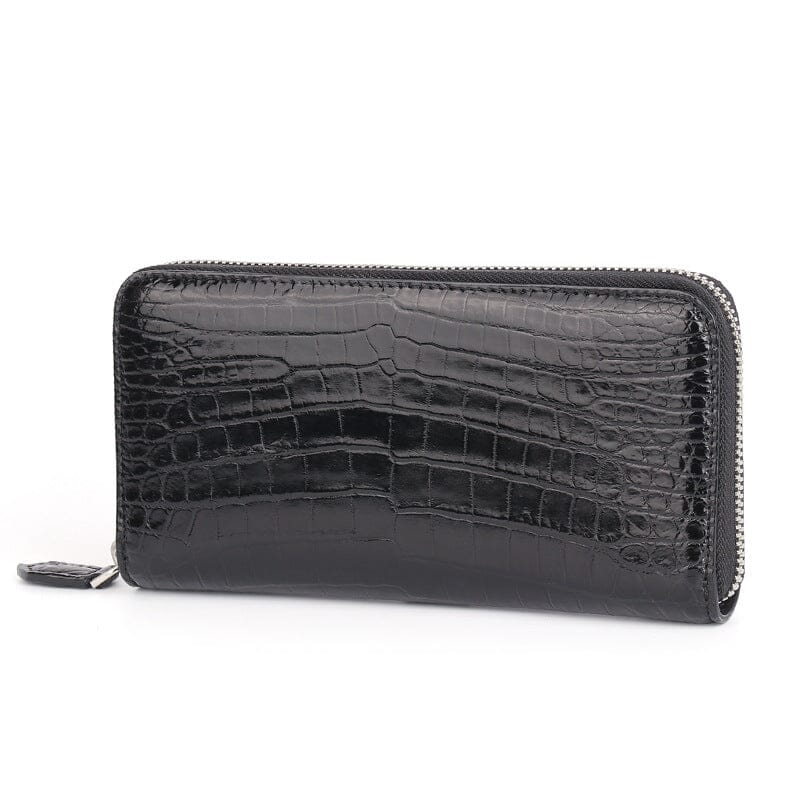 Portefeuille en cuir véritable de crocodile | Édition limitée - L’Absolu™ brun