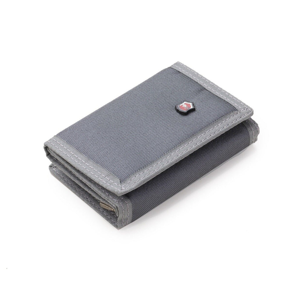 Porte monnaie en tissu couleur unie - Le Classique™ gris