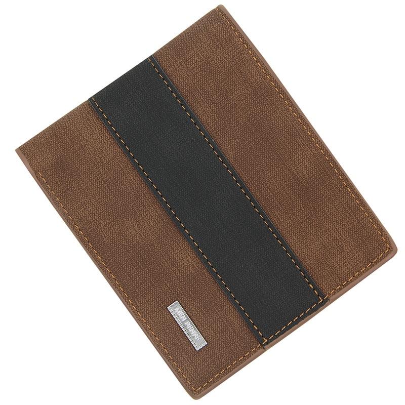 Portefeuille vintage bicolore - L’unique™ brun