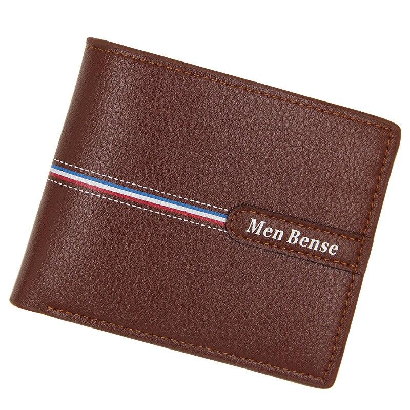 Portefeuille en simili cuir Men Bense - Le Classique™ brun