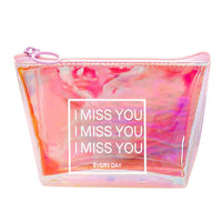 Porte monnaie hologramme - L’évasion™ rose