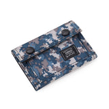 Porte monnaie en tissu résistant camouflage - L’unique™ bleu