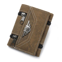 Porte monnaie en tissu armée de l'air - L’unique™ brun