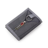 Porte monnaie en tissu avec porte clés - L’unique™ gris