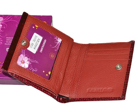 Petit portefeuille en cuir véritable crocodile - L’Absolu™
