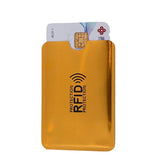Porte-cartes RFID en métal plastifié - Le secur™ jaune